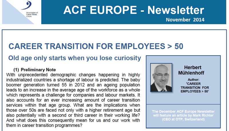 Career Transition for Employees 50>